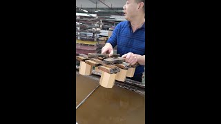 Wood Grain Transfer Metal Surface Treatment Factory Real Video Water Transfer Plastic Products [upl. by Enirroc]