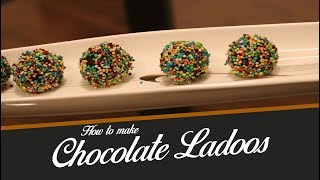 CHOCOLATE LADOOS  COOKING FOR KIDS  FIRELESS COOKING  KSISTERS COOKING [upl. by Hgielac]