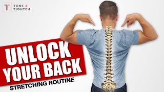 Unlock Your Entire Back FAST Full Spine Stretching Routine [upl. by Swerdna]