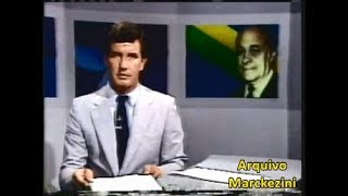 Jornal Nacional  A agonia de Tancredo Neves Globo1985 [upl. by Akirat990]