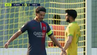 FC 24  FC Nantes  Paris SaintGermain  Ligue 1 Uber Eats  20232024 [upl. by Mllly526]