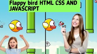 How to Make a Flappy Bird Game Using HTML CSS and JavaScript easiest Javascript Games Beginner [upl. by Lelith]