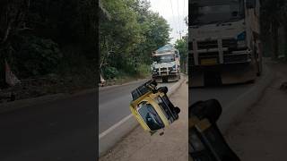 Truk Oleng vs dump truck bermanuver telolet basuri automobile trukoleng feedshorts shorts [upl. by Eyks]