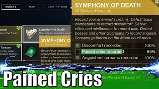 How To Get Pained Cries Recorded  Symphony of Death [upl. by Nerin]