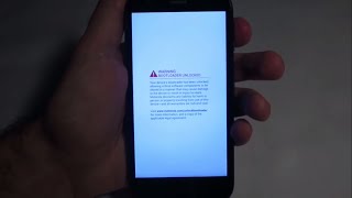 Motorola Moto GHow to remove warning Bootloader unlocked Message Logo Warning  HD [upl. by Brynn162]