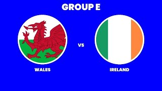 Wales vs Ireland  Euros Custom Match 34 Season 1 [upl. by Atteinotna]