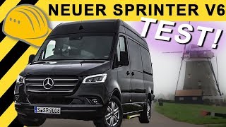 MIT 6ZYLINDER BESSER ALS der VW CRAFTER Mercedes SPRINTER 319 CDI TEST [upl. by Uhej]