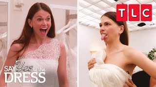 Broadway Star Sutton Foster Becomes a Bride  Say Yes to the Dress  TLC [upl. by Ahsital195]