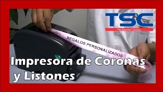 Impresora de Coronas y Listones [upl. by Drofiar448]