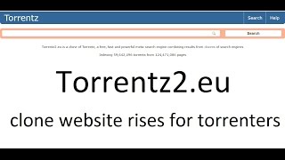 Torrentz2eu clone website of Torrentz rises How its works [upl. by Atsira543]