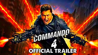 Commando 4 Official Trailer Vidyut Jamwal  Adah Sharma [upl. by Kemme]