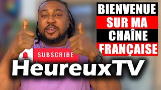 WELCOME TO MY FRENCH CHANNEL BIENVENUE SUR MA CHAÎNE FRANÇAISE  NOSA REX HEUREUXTV [upl. by Bardo]