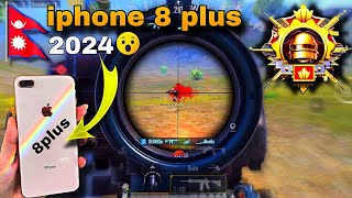 iphone 8 plus in 2024 😱 Best 4Fingers Claw Smooth gameplay pubg mobile [upl. by Cesaria69]