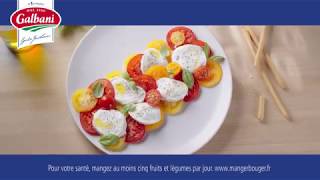 PUBLICITE Mozzarella  Recette Salade Caprese  GALBANI [upl. by Okoyik]