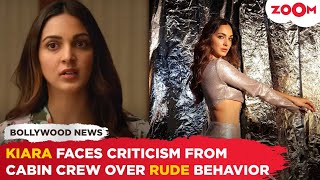 Kiara Advani SLAMMED by a cabin crew for her RUDE behaviour [upl. by Noitsuj]