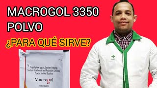 Macrogol 3350 ¿Qué es y Cómo debemos Tomarlo [upl. by Eustasius]