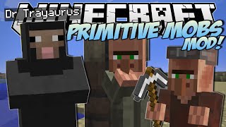 Minecraft  PRIMITIVE MOBS MOD SheepMen Smart Villagers amp More  Mod Showcase [upl. by Aramois]