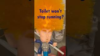 Toilet KEEPS RUNNING DIY Fix  Toilet Flapper When Toilet Tank Wont Shut Off [upl. by Aeirdna]