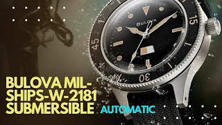 Bulova MILSHIPSW2181 Submersible [upl. by Nakada346]