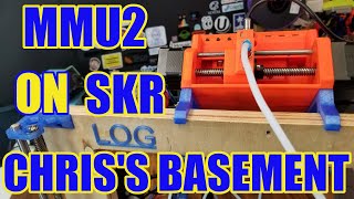 Prusa MMU2 Multi Material Unit  Install On BigTreeTech SKR  Chriss Basement [upl. by Modla138]