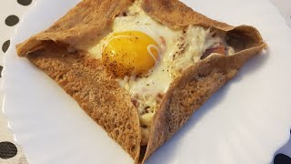 Recette de Galette de Sarrasin Galette de blé noir galette bretonne complète [upl. by Selyn]