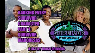 Every Survivor Marquesas Character Ranked  Trash Opinions [upl. by Aaberg237]