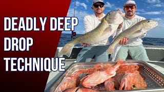 DEADLY Deep Drop Technique  Slow Pitch Jigging  Golden Tilefish  Offshore Fishing  JohnnyJigs [upl. by Bianchi]