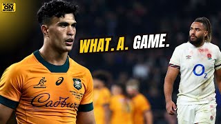 WALLABIES STUN THE RUGBY WORLD  England vs Wallabies Review [upl. by Troc]