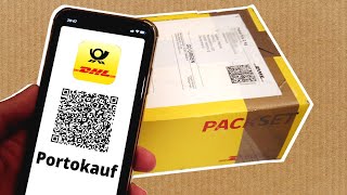 DHLPaketmarke kaufen in der App kein Drucker nötig [upl. by Christmann]