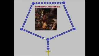 Virtual Rosary  The Sorrowful Mysteries Tuesdays amp Fridays [upl. by Ednalrym]