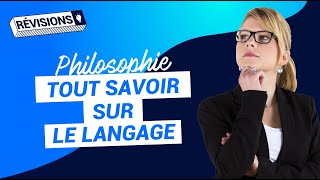 Le langage fiche de révisions  Bac de philosophie  Terminale [upl. by Philly]