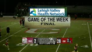 HIGH SCHOOL FOOTBALL HAZLETON  CRESTWOOD FRIDAY OCTOBER 4TH 2024 [upl. by Ariaic]