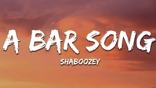 Shaboozey  A Bar Song Tipsy Lyrics [upl. by Llered]