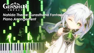 Nahida Theme Boundless Bliss Surasthana Fantasia Genshin Impact Piano Arrangement [upl. by Itsirhc]