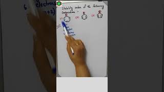 Stability  Carbocation  Aromatic  Nonaromatic  Anti aromatic  157 [upl. by Hayidah514]