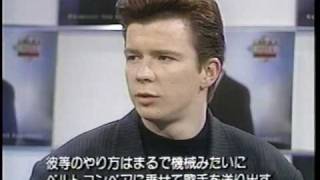 Rick Astley  Interview JPTV 1988 [upl. by Eitsirk]