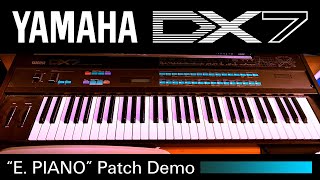 Yamaha DX7 Synthesizer Demo  Electric Piano [upl. by Sopher]