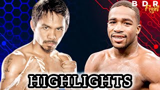 Manny Pacquiao Philippines vs Adrien Broner USA Full Fight Highlights  BOXING FIGHT [upl. by Lefty]