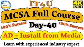 MCSA Full Course Day 40  IFM Install from Media ADIFM activedirectory ifm ServerTraining [upl. by Cranford]