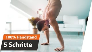 In 5 Schritten zum FREIEN HANDSTAND  Andiletics [upl. by Nuahsor171]