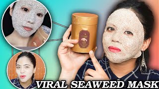 TESTING VIRAL SEAWEED MASK FOR WHITENING SKIN  Shocking Results  Ronak Qureshi [upl. by Ner]