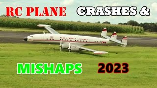 RC PLANE CRASHES amp MISHAPS COMPILATION  2  TBOBBORAP1  2023 [upl. by Suiram]