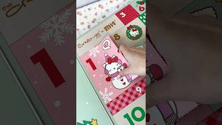 the CUTEST makeup advent calendar ever 🎀 Hello Kitty x The Crème Shop adventcalendar hellokitty [upl. by Giselbert486]