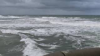 mauvais temps au gouf de capbreton grosse houle hachée par le vent douest [upl. by Yssenhguahs301]