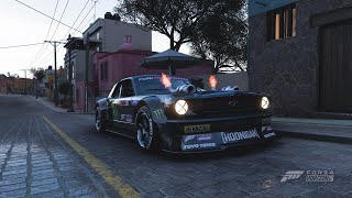 1965 Hoonigan Gymkhana 10 Ford Hoonicorn Mustang with antilag  Forza Horizon 5 [upl. by Rheba]