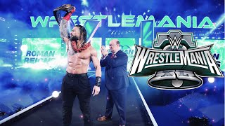 Roman Reigns WrestleMania XL EPIC Entrance Music  2024  Final Boss Rebirth [upl. by Nana]