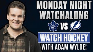 Toronto Maple Leafs vs Tampa Bay Lightning LIVE w Adam Wylde [upl. by Shaw]