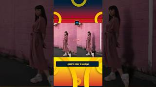 Adobe Photoshop Tutorial  Create Realistic Drop Shadow shorts sukasstudio20 [upl. by Samohtnhoj]