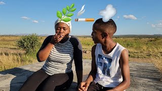 Kagiso and Lucas smoke Weed🌿🤣🤣🤣 watch till end [upl. by Htepsle]