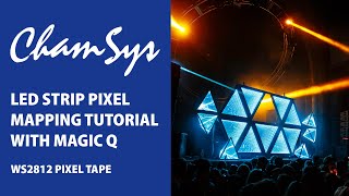 How To Control LED Strip WS2812 With Chamsys MagicQ  Pixel Mapping Tutorial  Step By Step [upl. by Htez296]